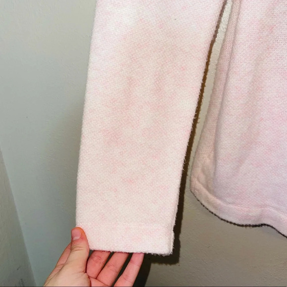 J. Crew Factory Light Pink Cowl Neck Pullover Sweater Medium Women’s - Picture 4 of 12